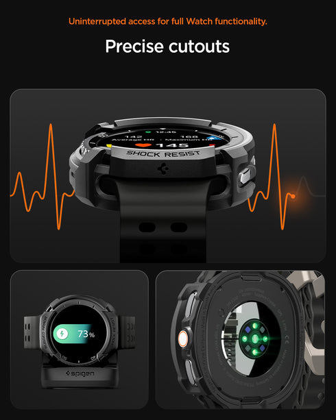 Spigen Galaxy Watch 8 Classic (46mm) Case Rugged Armor